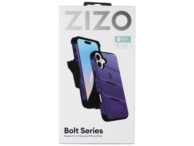 ZIZO Bolt Series Bundle (MagSafe Case/Holster/Screen) for iPhone 16 Plus - Blue