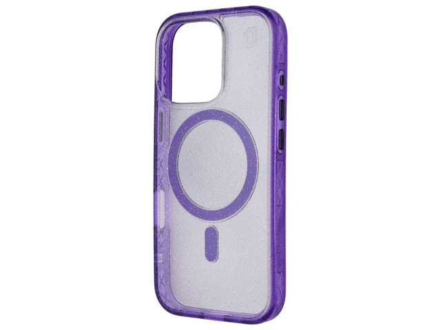 CellHelmet Magnitude Case for MagSafe for iPhone 16 Pro - Lilac Purple Sparkle