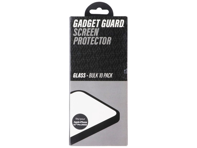 Gadget Guard Glass Screen Protector for Apple iPhone 15 Pro Max - Bulk 10 Pack