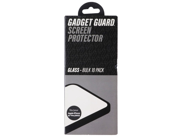 Gadget Guard Glass Screen Protector for Apple iPhone 15 Pro - Bulk 10 Pack