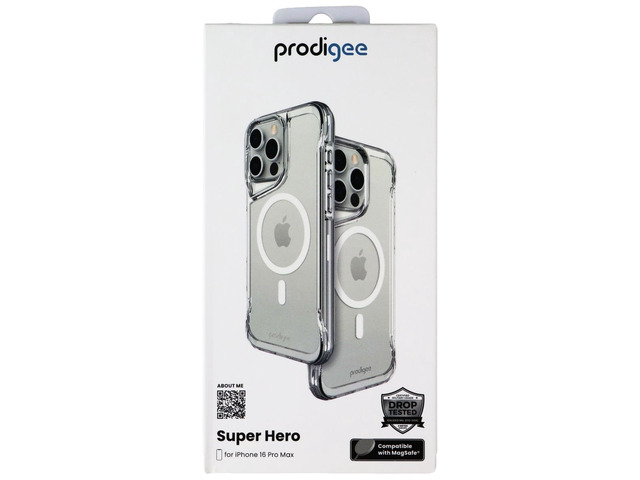 Prodigee Super Hero Series Case for MagSafe for Apple iPhone 16 Pro Max - Clear