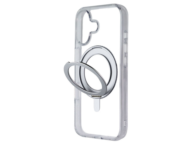 Prodigee Teek 360 Hard MagSafe Kickstand Ring Case for Apple iPhone 17 - Clear