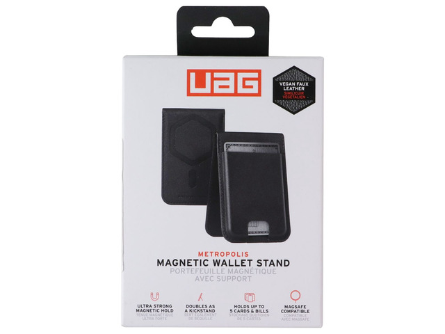 Urban Armor Gear UAG Metropolis Series Magnetic Wallet Stand w/MagSafe - Black