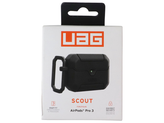 Urban Armor Gear UAG Scout Series Headset Case for Apple AirPods Pro 3 - Black