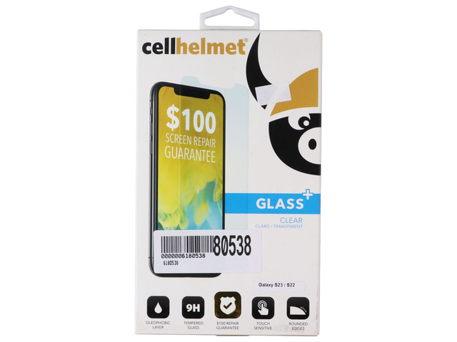 Cellhelmet Glass Plus Series Screen Protector for Samsung Galaxy S23 / S22