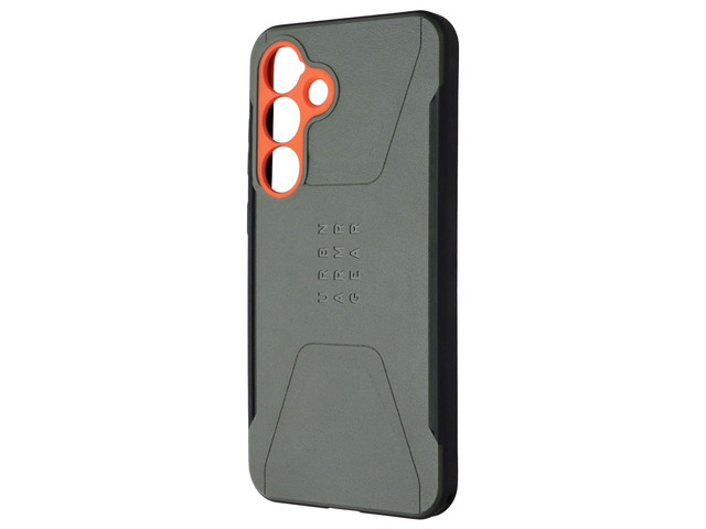UAG Civilian Series Magnetic Case for Samsung Galaxy (S25+) - Olive Drab/Orange