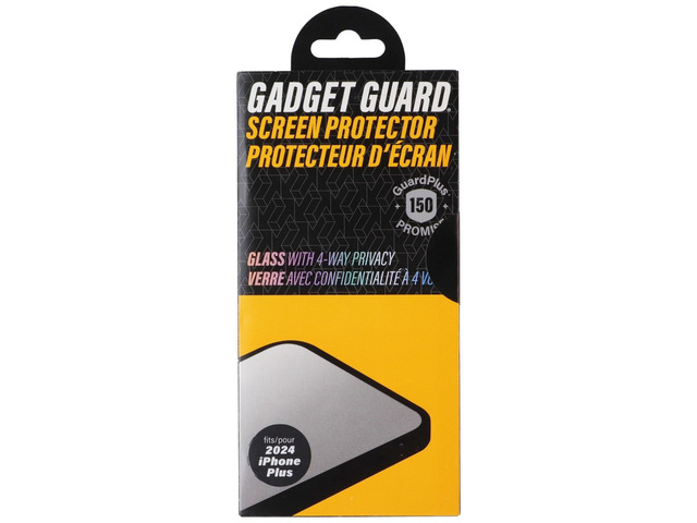 Gadget Guard Glass Screen Protector with 4-Way Privacy for Apple iPhone 16 Plus