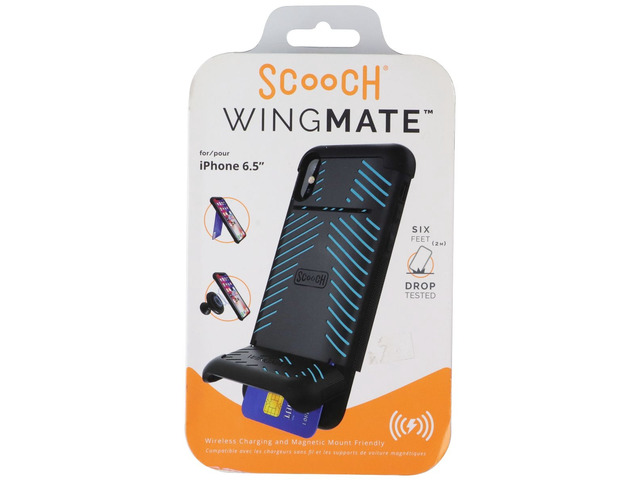 Scooch WingMate Series Wallet Case for Apple iPhone XS Max - Ultramarine