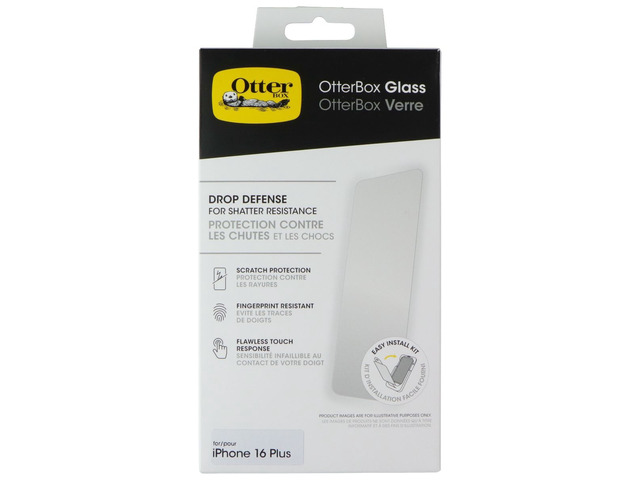 OtterBox Glass Screen Protector for Apple iPhone 16 Plus