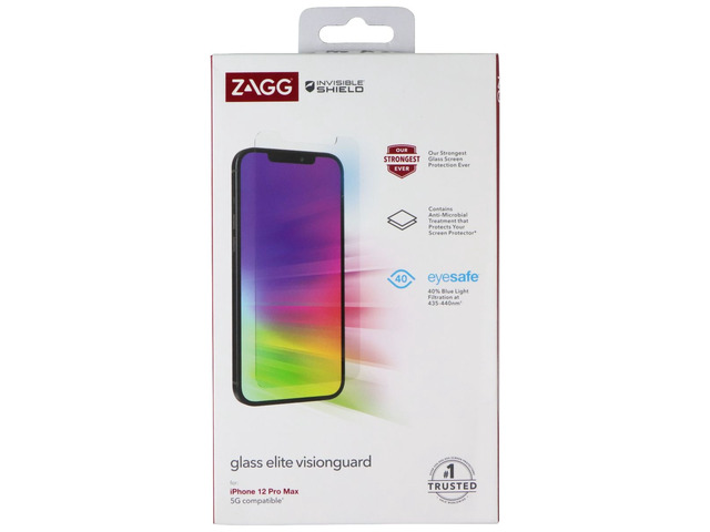 ZAGG Invisible Shield Glass Elite VisionGuard for Apple iPhone 12 Pro Max