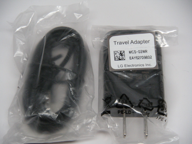 GENUINE OEM LG MCS-02WT, MCS-02WR, MCS-02WD TRAVEL AC POWER USB Adapter Charger