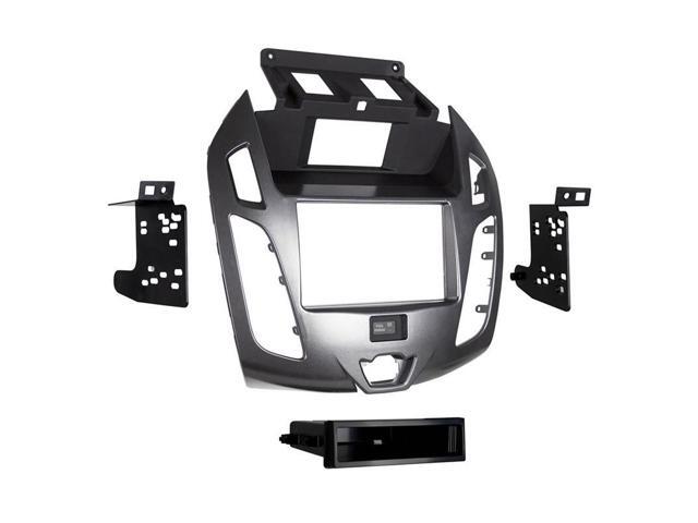 Metra - Dash Kit for Select 2014-2018 Ford Transit DDIN - Charcoal Black/Gray - image 5