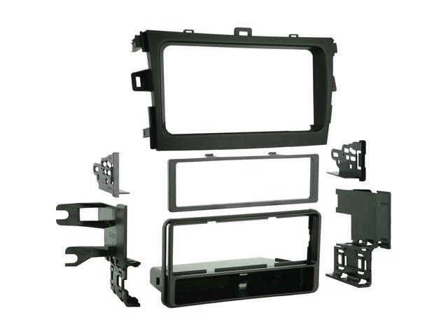 Metra - Dash Kit for Select 2009-2013 Toyota Corolla DIN - Black - image 2