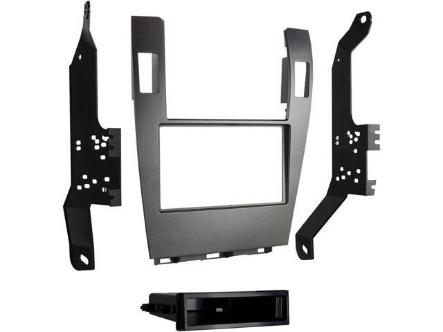 Metra - Dash Kit for Select 2007-2012 Lexus ES DIN DDIN - Black/Gray - image 3