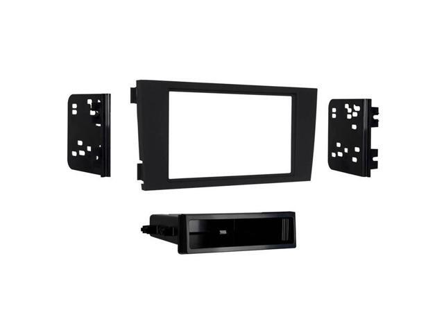 Metra - Dash Kit for Select 1999-2010 Audi A6 Allroad Quattro S6 DIN DDIN - Painted Matte Black - image 3