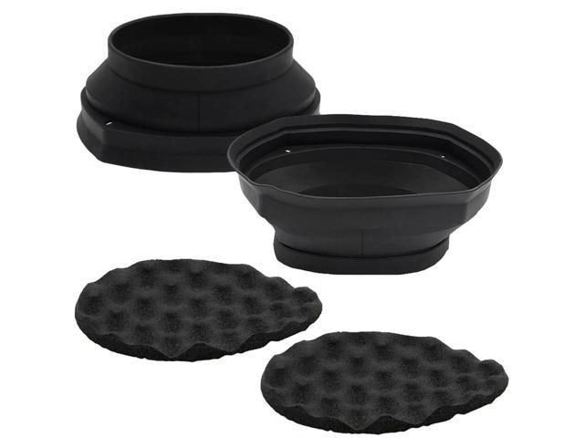 Install Bay IBSBF69 Universal 6x9' Speaker Baffle Kit Pair Silicone Bass Reflex