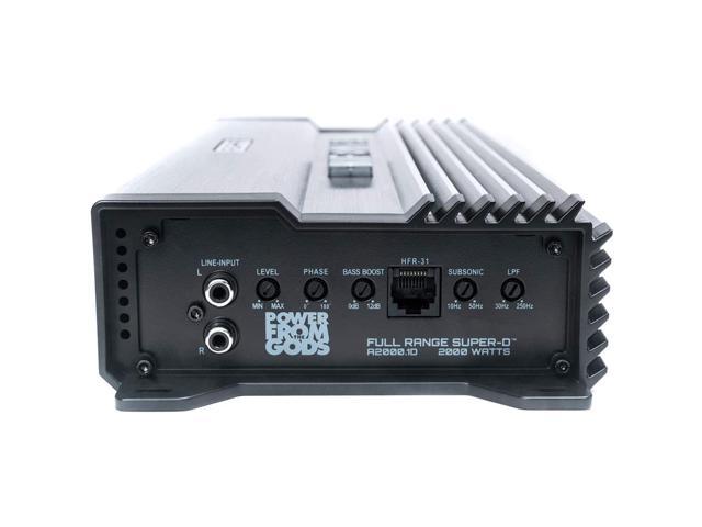 Hifonics - ALPHA 2000W Class D Digital Mono Amplifier with Variable Low-Pass Crossover - Black - image 5