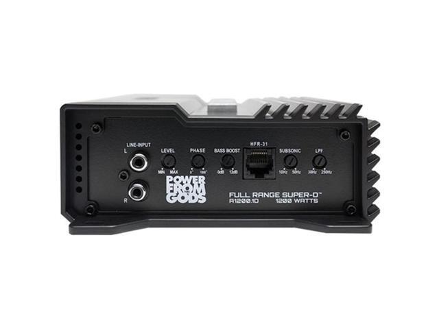 Hifonics - ALPHA 1200W Class D Digital Mono Amplifier with Variable Low-Pass Crossover - Black - image 4