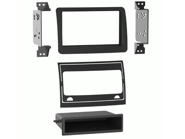 Metra - Dash Kit for Select 2009-2012 Hyundai Elantra DIN DDIN - Matte Black