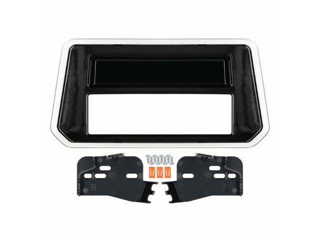 Metra - Dash Kit for Select 2019-2023 Nissan Altima DDIN - Silver/Gloss Black - image 2