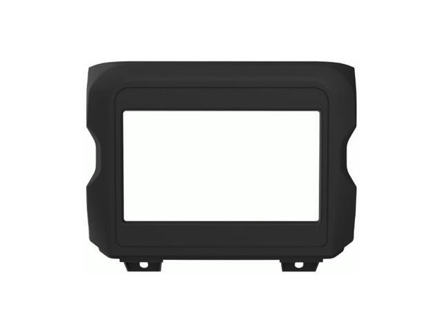 Metra - Dash Kit for Select 2018-2023 Jeep Wrangler Gladiator Wrangler JL DIN DDIN - Matte Black - image 6