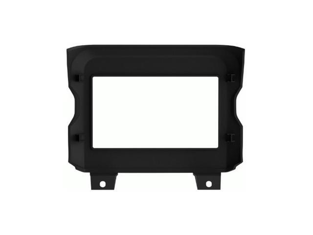 Metra - Dash Kit for Select 2018-2023 Jeep Wrangler Gladiator Wrangler JL DIN DDIN - Matte Black - image 5