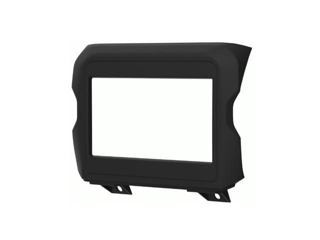 Metra - Dash Kit for Select 2018-2023 Jeep Wrangler Gladiator Wrangler JL DIN DDIN - Matte Black - image 7