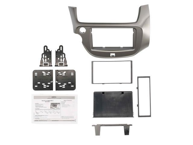 Metra - Dash Kit for Select 2009-2013 Honda Fit DIN - Silver - image 9