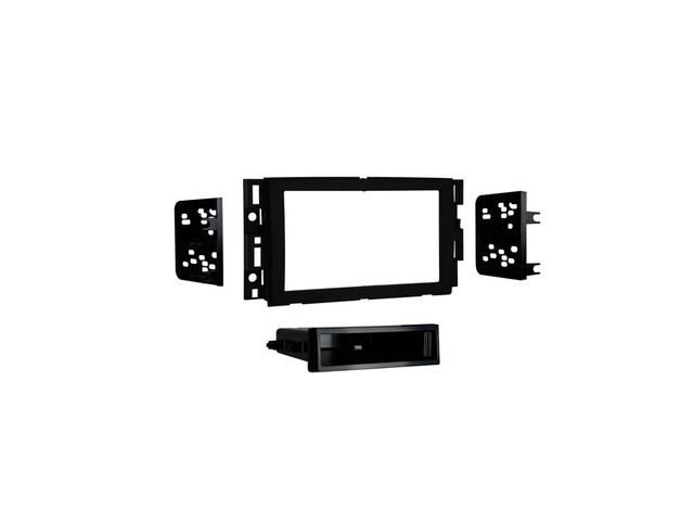 Metra 99-3321B Single/Double DIN Matte Black Stereo Dash Kit with Pocket