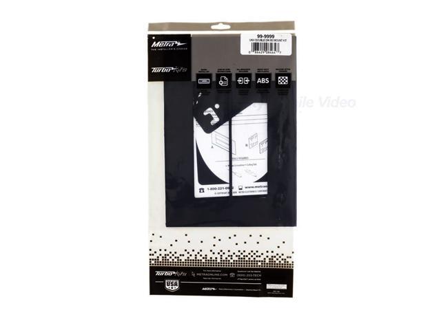 Metra - Dash Kit for Select 1983-2004 Toyota Nissan Infiniti DDIN - Black - image 4