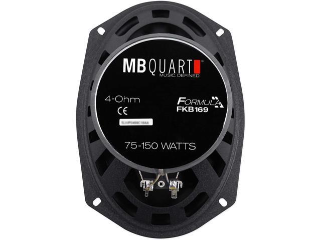 MB Quart - Formula Series 6" x 9" 2-Way Car Speakers with Polypropylene Cones (Pair) - Black - image 8
