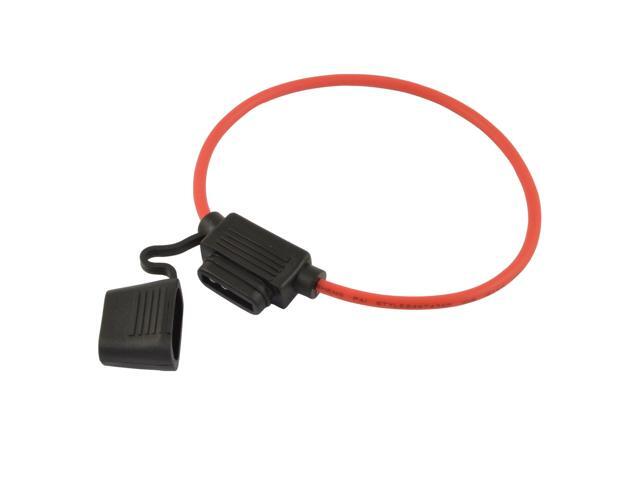 ATC Fuse Holder 12 Gauge Red Waterproof with Cover Package of 10
