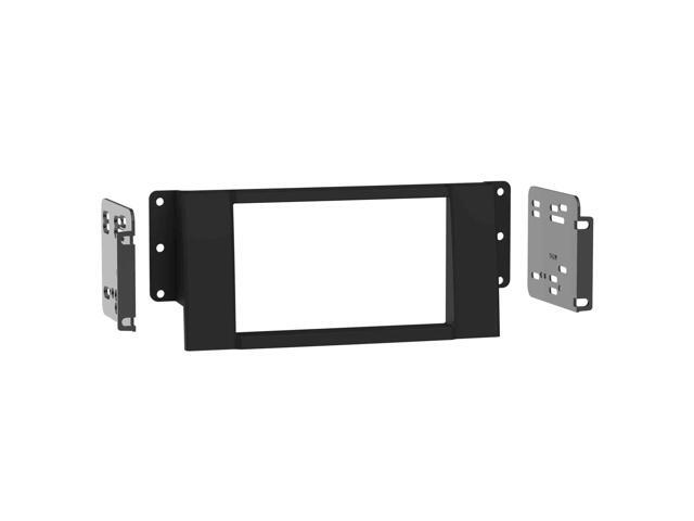 Metra - Dash Kit for Select 2005-2012 Land LR3 LR2 Range Rover DIN DDIN - Black