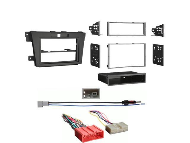 Metra 99-7520B 1/2DIN DIN Dash Kit for MAZDA CX-7 2010-Up w/ Wire Harness & Antenna Adapter