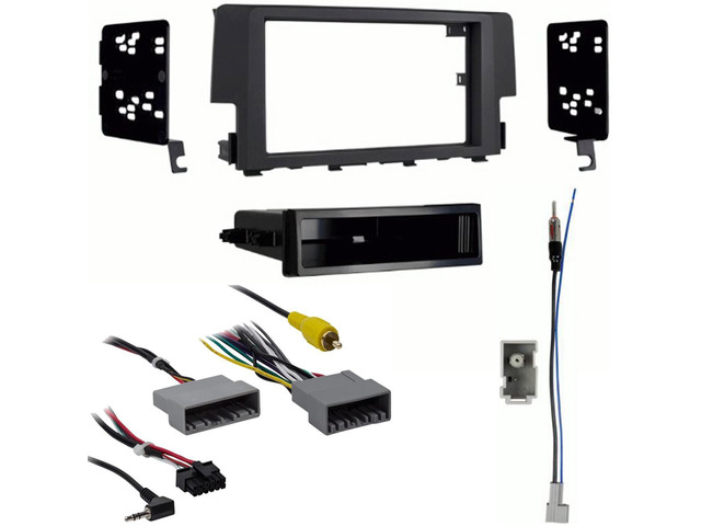 Metra 99-7812B Single DIN Dash Kit for Honda Civic w/ Integration Harness & Antenna Adapter