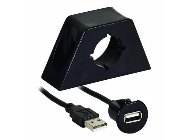 Axxess AXUSBE-6 Male USB to Female USB Jack with Mount