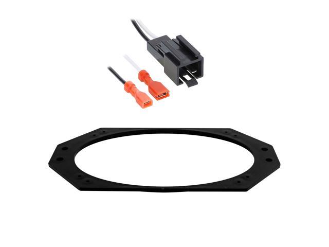 Metra - Speaker Adapter Kit for Jeep Wrangler 1997-2006 Vehicles - Black