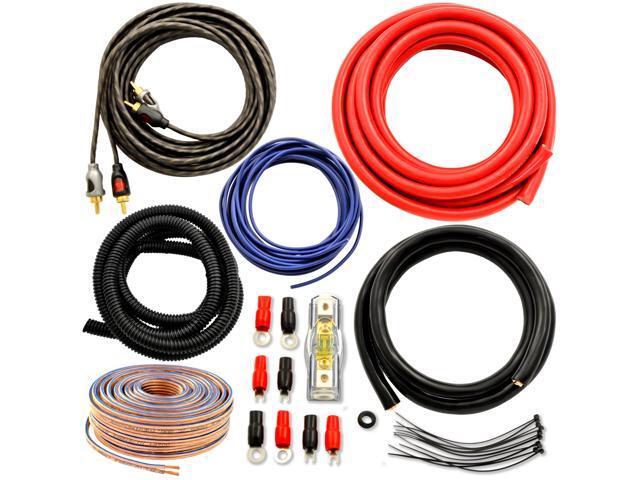 Car Audio 4 Gauge Flexible Wire & Cable Complete Amplifier Install Wiring Amp Kit