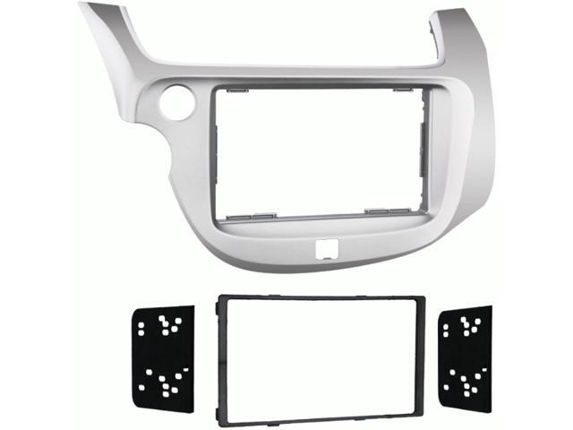 Metra - Dash Kit for Select 2009-2013 Honda Fit DDIN - Silver