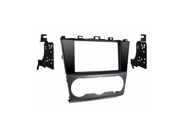 Metra - Dash Kit for Select 2015-2021 Subaru Forester Impreza XV Crosstrek WRX including STI DDIN - Silver/Gloss Black - image 2