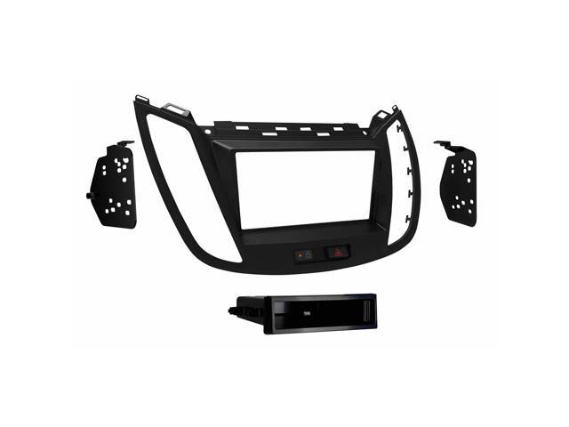 Metra - Dash Kit for Select 2013-2019 Ford Escape DIN DDIN - Matte Black - image 2