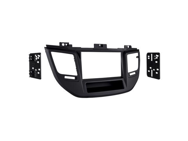 Metra 95-7369B Black Double DIN Car Stereo Dash Kit for 2016-up Hyundai Tucson