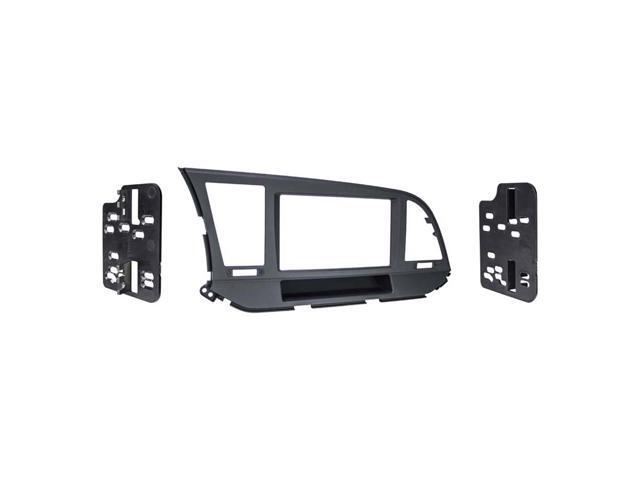 Metra - Dash Kit for Select 2017-2018 Hyundai Elantra DDIN - Matte Black - image 2