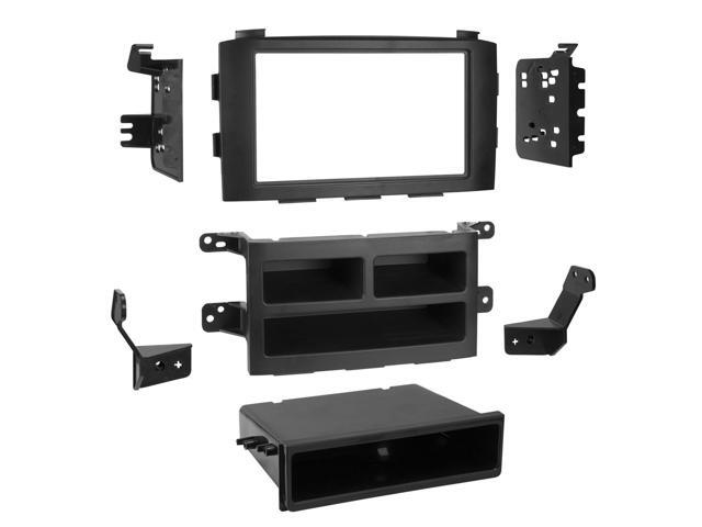Metra - Dash Kit for Select 2006-2008 Honda Pilot DIN DDIN - Black - image 2