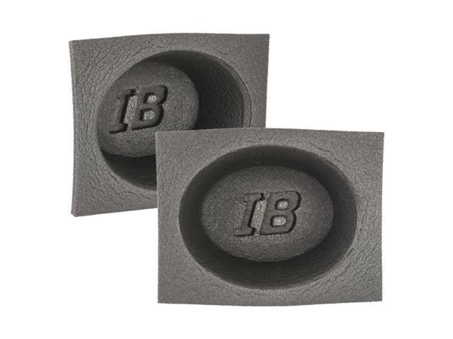 The Install Bay IBBAF57 5' x 7' Foam Car Audio Black Speaker Baffle (pair) 5x7