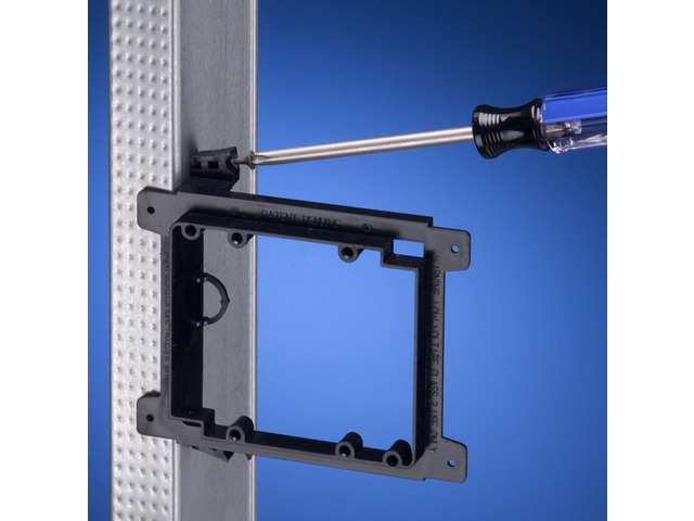 Arlington LVS2 5Pack Screw On Double Gang Low Voltage Mounting Bracket for Wires