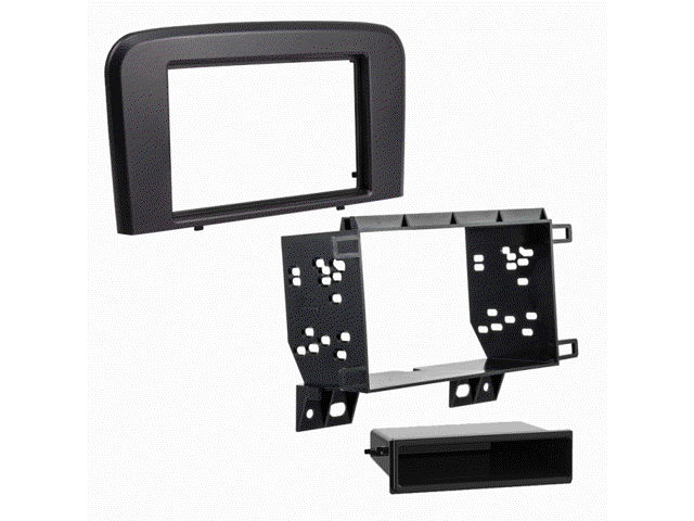 Metra - Dash Kit for Select 1999-2006 Volvo S80 DIN DDIN - Black - image 2