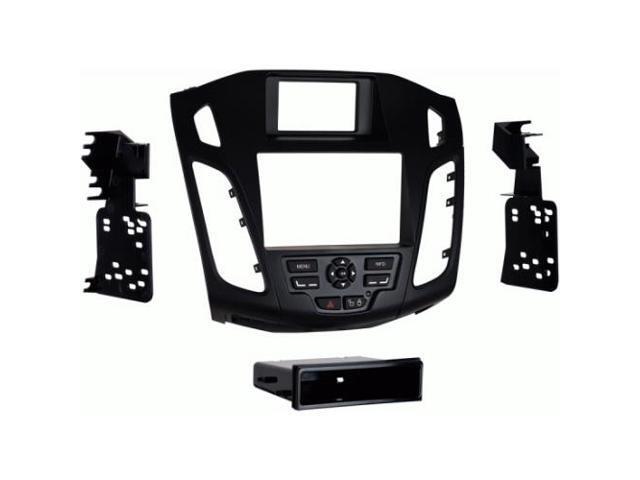 Metra 99-5827B Black Single/Double DIN Stereo Dash Kit for 2012-up Ford Focus