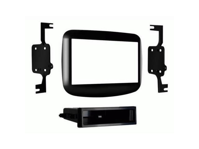 Metra - Dash Kit for Select 2013-2016 Dodge Dart DIN DDIN - High Gloss Black - image 8
