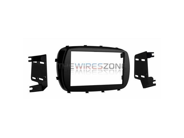 Metra - Dash Kit for Select 2016-2023 Fiat 500X DDIN - Matte Black - image 2